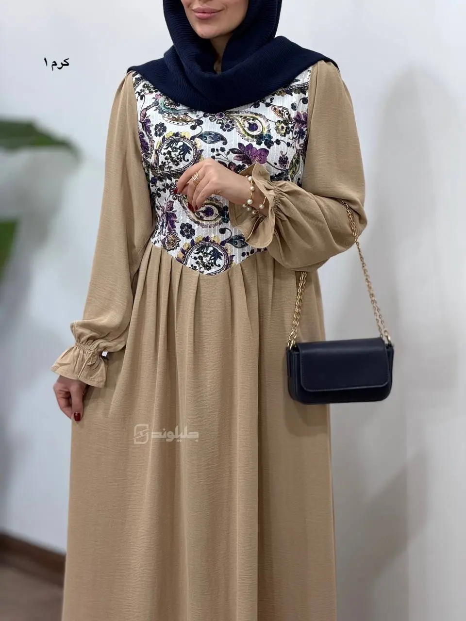 پیراهن مانتویی سوزندوزی آیسو شکوفه